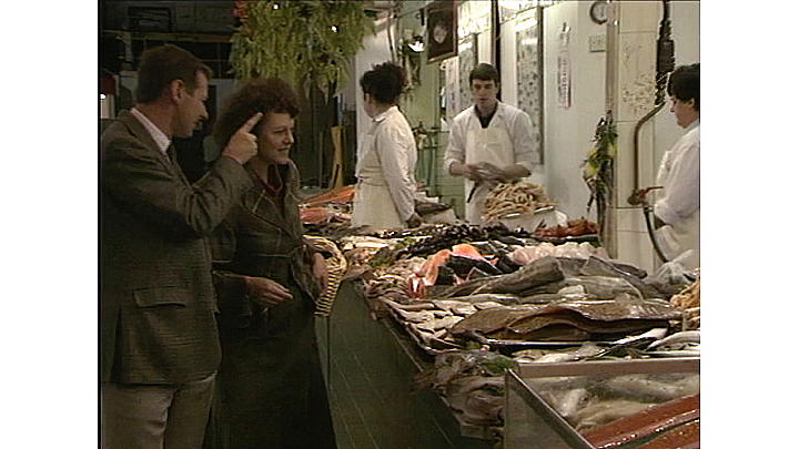 Fish in the English Market in Cork. The Rich Tradition: Ireland